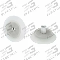 SCHMALZ Vacuum Pad Assembly: Flat, 1/4 in NPT Vacuum Port, 77.2 mm Pad Dia, Clear, 38.5 mm Pad Ht (MPN 10.01.01.15145). Key specifications — attr1019136: 10.01.01.15145; attr1019138: SCHMALZ; attr1019139: 55 A.