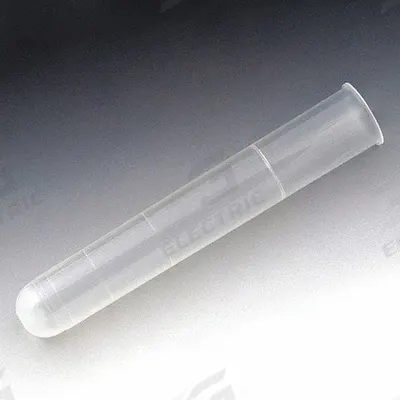 GLOBE SCIENTIFIC Test Tube: Test Tube, Polypropylene, 12 mL Capacity - mL - Plastic Culture Tubes