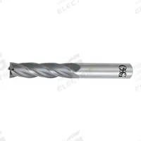 OSG Square End Mill: Carbide, 4 Flute, 12 mm Mill Dia, 51 mm LOC, 102 mm OAL (MPN 464-4724)