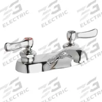 CHICAGO FAUCETS Low Arc Bathroom Faucet: 802, Cast Brass, Polished Chrome Finish, 0.5 gpm Flow Rate (MPN 802-E70ABCP). Key specifications — Includes: Mounting Hardware; Brand: CHICAGO FAUCETS; Series: 802.
