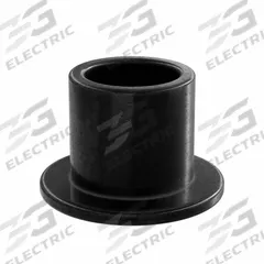 OILITE Flanged Sleeve Bearing: Vespel SP-21, 3/16 in Bore, 1/4 in OD, 1/4 in Overall Lg, Black (MPN VSPF-0304-02B). Key specifications — Brand: OILITE; Color: Black.