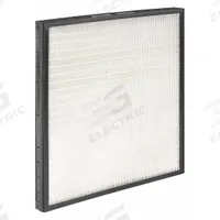 GRAINGER Minipleat Air Filter: 20 in x 20 in x 2 in, Synthetic, Plastic, No Header, MERV 14 (MPN 499J50). Key specifications — Brand: GRAINGER; Frame or Header Material: Plastic; Media Material: Synthetic.