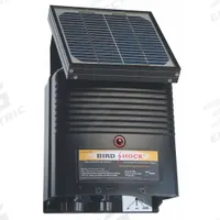 BIRD BARRIER Bird Shock Solar Charger: 12 V DC Charger Input Volt, 8,600V Charger Output Volt (MPN BS-CS20). Key specifications — Brand: BIRD BARRIER; Charger Input Voltage: 12 V DC; Charger Output Voltage: 8,600V; Product Type: Solar Track Charger.