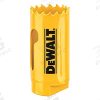 DEWALT Hole Saw: 1 in Saw Dia., 4/5 Teeth per Inch, 1 3/4 in Max. Cutting Dp, 1/2"-20 Thread Size (MPN DAH180016). Key specifications — attr1098070: 4/5; attr1098087: DEWALT; attr1098073: 1/2"-20.