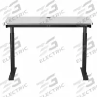 VERSADESK Electric Sit-Stand Desk: White, Wood, 48 in Overall Wd, 24 in Overall Dp, Laminate/Steel (MPN VT1074824-01-05). Key specifications — attr989930: Black; attr989931: Laminate; attr989903: VERSADESK; attr989914: White; attr989916: Wood.