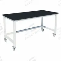 Heavy Duty Table: 24 in Overall Wd, 36 in Overall Ht, 5 ft Overall Lg, Epoxy, 960 lb Load Capacity (MPN GRHD-6024-CFE-2). Key specifications — Brand: INSTOCK; Caster Type: Locking Swivel; Countertop Material: Epoxy.