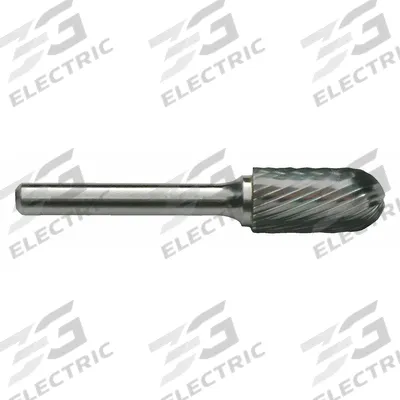 CLE-LINE Carbide Bur: Ball-Nosed Tree, SF-41, Single Cut, 1/8" x 1/4" Head - Single-Cut Ball-Nosed Tree Burs