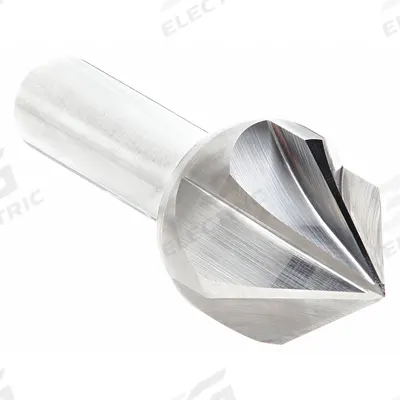 KEO Countersink: 60°, 6 Flute, 3/4 in Body Dia - Smooth-Finish Six-Flute Countersinks