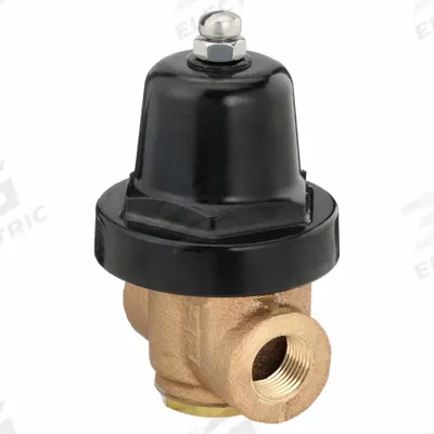 CASH VALVE Pressure Regulator: FNPTF x FNPTF, 3/8 in x 3/8 in, Brass, 25 psig to 90 psig - Brass General Purpose Pressure Regulators