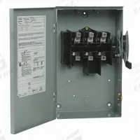 EATON Safety Switch: Non-Fusible, 60 A, Three Phase, 240V AC, Galvanized Steel, Indoor (MPN DG322UGB). Key specifications — attr867131: EATON.