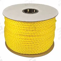 APPROVED VENDOR General Purpose Utility Rope: Twisted, 3/16 in Dia, 140 lb Working Load Limit (MPN 380060-YEL-01000-05025). Key specifications — Brand: APPROVED VENDOR; Rope Type: Dynamic.
