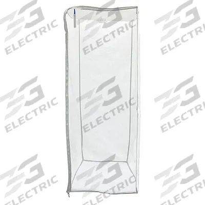 ALECO Pan Rack Cover: 23 in Wd, 64 in Ht, 28 in Dp, PVC, Clear - Pan Rack Covers