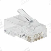 EATON TRIPP LITE Modular Plug: Modular Plug RJ45, 6/6A Cable Category, Pass-Through, 1 (MPN N232-050-UTP). Key specifications — Brand: EATON TRIPP LITE; Color: Clear; Compatible Cable Shape: Round.