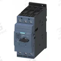 SIEMENS Manual Motor Starter: Non-Reversing, 3 Poles, 65 A, Thermal Protection, Selector Switch (MPN 3RV20314JA10). Key specifications — Maximum Voltage Rating: 690V AC; Brand: SIEMENS; Thermal Units Required: None (Starter Includes Integrated Thermal Units); Frame Size (Width): S2.