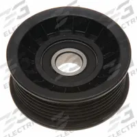GATES Idler Pulley: Idler Pulley, 38016, Ribbed, Light Duty, 21/32 in Inside Dia, 3 in Pulley Dia. Key specifications — Pulley Material: Thermoplastic; Brand: GATES; Performance Rating: Light Duty; Manufacturer Part Number: 38016.