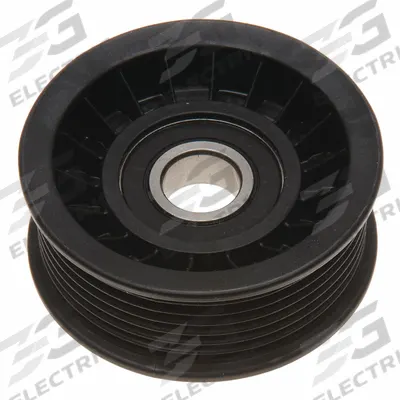 GATES Idler Pulley: Idler Pulley, 38016, Ribbed, Light Duty, 21/32 in Inside Dia - Ribbed V-Belt Idler Pulleys for Vehicles
