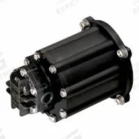PULSAFEEDER Rotary Gear Pump Head: Magnetic Drive, PVDF, 3/8" FNPT, PTFE, Aluminum Ceramic, Spur (MPN E05KLVF-X). Key specifications — Brand: PULSAFEEDER; For Motor Frame Size: 56C; Includes Relief Valve: No; Ports: 3/8" FNPT.