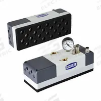 SCHMALZ Large Area Vacuum Gripping System: FQE Xc, 24 Suction Cells, 3 Ejectors, 220 mm Overall Lg (MPN 10.01.44.00437). Key specifications — attr1015376: 10.01.44.00437; attr1015378: Normally Open; attr1015388: Foam.