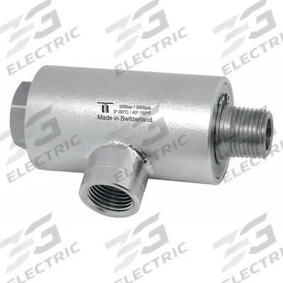 MOSMATIC Rotary Union: Elbow, Plain 304 Stainless Steel, 1 Passages - Stainless Steel Rotating Joints & Unions
