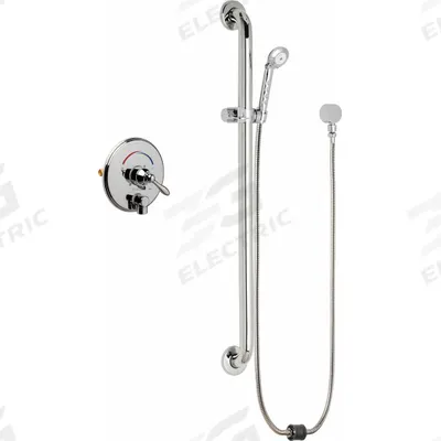 CHICAGO FAUCETS Shower Faucet: SH-TP, 2.5 gpm Handheld Showerhead Flow Rate, Plastic - Shower Faucets with Hand-Held Showerheads