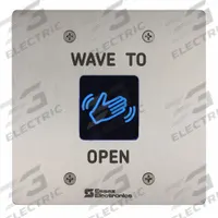 ESSEX Wave-to-Open Touch Plate: 4 1/2 in Ht, 1 1/4 in Dp, 4 1/2 in Wd, Gray, Gray – Stainless Steel (MPN HEW - 3S). Key specifications — Color: Gray; Product Type: Wave-to-Open Touch Plate; Operation Type: Wave-to-Open; ADA Compliant: No; Brand: ESSEX.