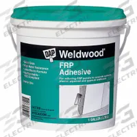 DAP Construction Adhesive: FRP, 1 gal, Pail, White, 16 g/L VOC Content Wt (MPN 60480). Key specifications — Adhesive Color: White.