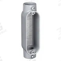 Conduit Outlet Body: Aluminum, 3/4 in Trade Size, C Body, 7 cu in Body Capacity, Set Screw Hub (MPN C75T-A). Key specifications — Finish: Powder Coated; For Use With: EMT; Brand: APPLETON ELECTRIC; Hub Style: Set Screw.
