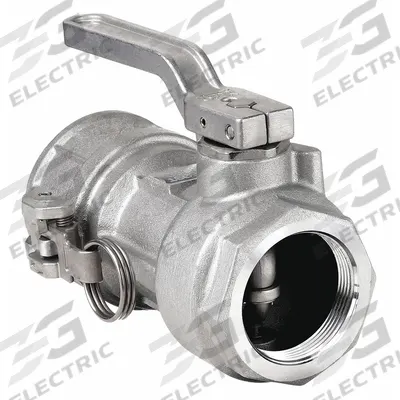 DIXON VALVE & COUPLING Cam and Groove Coupling: 2 1/2 in Coupling Size, 2 in Hose Fitting Size - Aluminum Dry Disconnect Couplings