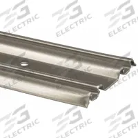 PRIME-LINE Track: 4 ft Lg, 2 9/16 in Wd, 1/4 in Ht, 5 lb Max Wt, Bottom (MPN N 6875). Key specifications — Product Type: Track; Brand: PRIME-LINE; Track Type: Bottom.