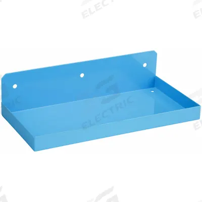 APPROVED VENDOR Pegboard Shelf Tray: 6 in x 12 in x 3 in, Screw-In, Surface - Bins & Bin Clips for Round-Hole Pegboard