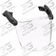 HEXARMOR Face Shield: Scratch-Resistant, Dielectric, Clear, Polycarbonate Visor Material, Dielectric (MPN 17-13001). Key specifications — attr1157338: Scratch-Resistant; attr1157339: Clear; attr1157345: K-Series® Ceros®; attr1157364: XP450AE.