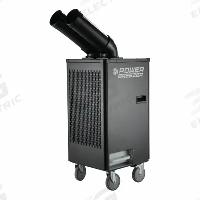 POWER BREEZER Portable Air Conditioner: 550 sq ft – 700 sq ft, 13,600 BtuH, 115V AC - Light-Duty Portable ACs for Cooling Only