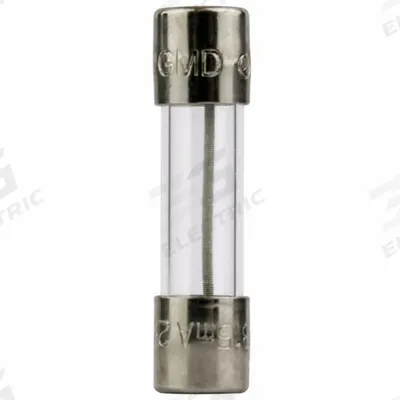 BUSSMANN Fuse: GMA Series, Fast-Acting, 2.5 A, 250 V AC - Fast-Acting Cylindrical Fuses