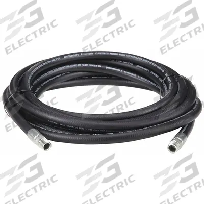 CONTINENTAL Steam Cleaner/Pressure Washer Hose: 1/2 in ID, 30 ft Lg, Chlorinated Polyethylene - Steam Cleaner & Pressure Washer Hose Assemblies