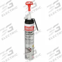 LOCTITE RTV Gasket Maker: SI 5900, 6.42 fl oz, Pressurized Can w Trigger, Black, Oil Resistant (MPN 743913). Key specifications — Color: Black.