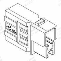 ANDERSON POWER PRODUCTS Auxiliary Connector: 444G1, For SBE/SBX Series, Gold, SBE 80-160/SBX 175. Key specifications — Compatible with Manufacturer Model Number: SBE 80-160; Compatible with Series: SBX; Manufacturer Part Number: 444G1; Color: Gold; Product Type: Auxiliary Connector.