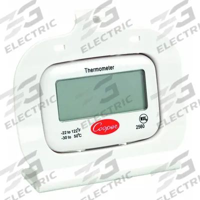 COOPER ATKINS Digital Food Service Thermometer: Refrigerator/Freezer, LCD - Refrigerator & Freezer Thermometers