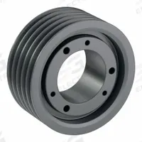 APPROVED VENDOR V-Belt Pulley: 3V530, 5 Groove, 5.3 in OD, Bushed Bore, SK, For 3V/3VX Belt Section (MPN 53V530SK). Key specifications — Pulley Industry Number: 3V530; Pitch Diameter: 5.3 in (3V); For Belt Section (broad, with similar types): 3V or 3VX.