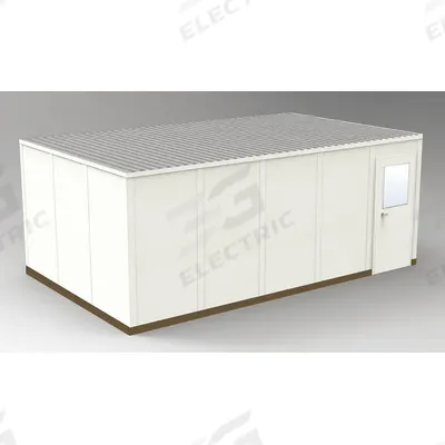 PORTA-FAB Modular In-Plant Office: 20 ft x 12 ft x 8 ft, 4 Walls, Steel-Covered Drywall - 4-Wall Unassembled In-Plant Offices