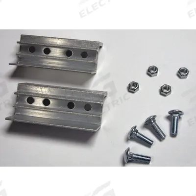 MAGLINER Mounting Bracket: 2 1/2 in Overall Ht, 2 1/2 in H x 4 3/8 in W, 1 7/8 in Overall Lg - Hand Truck Nose Plates & Brackets