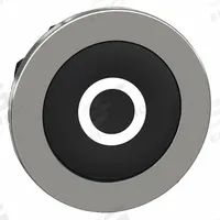 SCHNEIDER ELECTRIC Push Button Head: 30 mm Panel Size, Non-Illuminated, Metallic, O, Black (MPN ZB4FA232). Key specifications — Manufacturer Part Number: ZB4FA232; Compatible Operator Illumination: Non-Illuminated; Compatible with Series: XB4; Head Attachment Type: Screw-On; Head Material: Metal; Brand: SCHNEIDER; Legend: O.