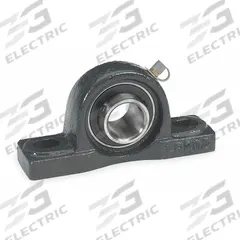 DAYTON Pillow Block Bearing: 1 3/4 in Bore, Cast Iron, Set Screws, 2 1/8 in Shaft Ht, 200°F Max Temp (MPN 3FCR5). Key specifications — Brand: DAYTON; Mounting Bolt Size: 1/2 in; System of Measurement: Inch.