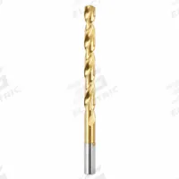 MILWAUKEE Jobber Length Drill Bit: 19/64", 135° Split Point, TiN-Coated HSS, Parabolic Flute (MPN 48-89-2216). Key specifications — attr1225567: 0.2969.