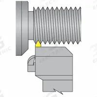 DORIAN Indexable Thread Turning Tool Holder (MPN 73310158354)