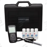 OAKTON Handheld Multiparameter Meter Kit: Conductivity/Resistivity/Salinity/Total Dissolved Solids (MPN 3566014). Key specifications — Test Parameters: Resistivity; Manufacturer Part Number: 3566014; Configured Test Parameters: Total Dissolved Solids; Measurement Components Included: Electrode; Other Accessories Included: (2) AA Batteries; Reagents and Solutions Included: Calibration Solutions.