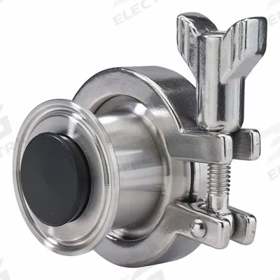 VNE Air Blow Check Valve: Poppet, Inline Valve Body, 3 in Pipe Size, For Fluids Media - 3-A Certified Stainless Steel Air Blow Check Valves