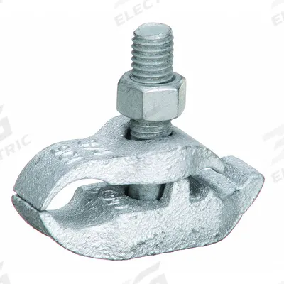 HUBBELL KILLARK Parallel Conduit Clamp: Steel, 3/16 in to 11/16 in - Beam Mounts for Conduit, Pipe & Cable