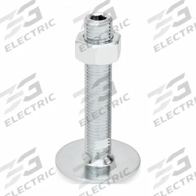 JW WINCO Male-End Leveling Mount: Swiveling Stud, 5/8"-11 Thread Size, 2.36 in - Swivel Male Leveling Mounts