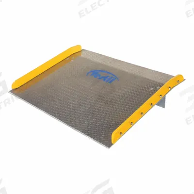 VESTIL Alum Dockboard Stl Curb: 10,000 lb Load Capacity, 48 in Overall Lg - Dock Boards