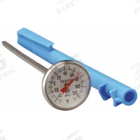TAYLOR Dial Pocket Thermometer: -40°F to 120°F, +/- 1% Accuracy, 5 in Stem Lg, Fahrenheit (MPN 6091N). Key specifications — Temperature Units: Fahrenheit; Accuracy: +/- 1%; Brand: TAYLOR.